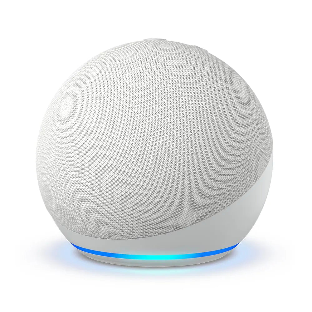 Amazon Echo Dot (newest model) With bigger vibrant sound helpful routines and Alexa Glacier White